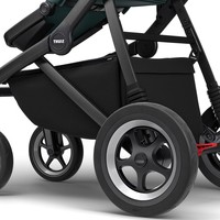 Детская коляска с люлькой Thule Sleek Mallard Green on Black TH 11000028